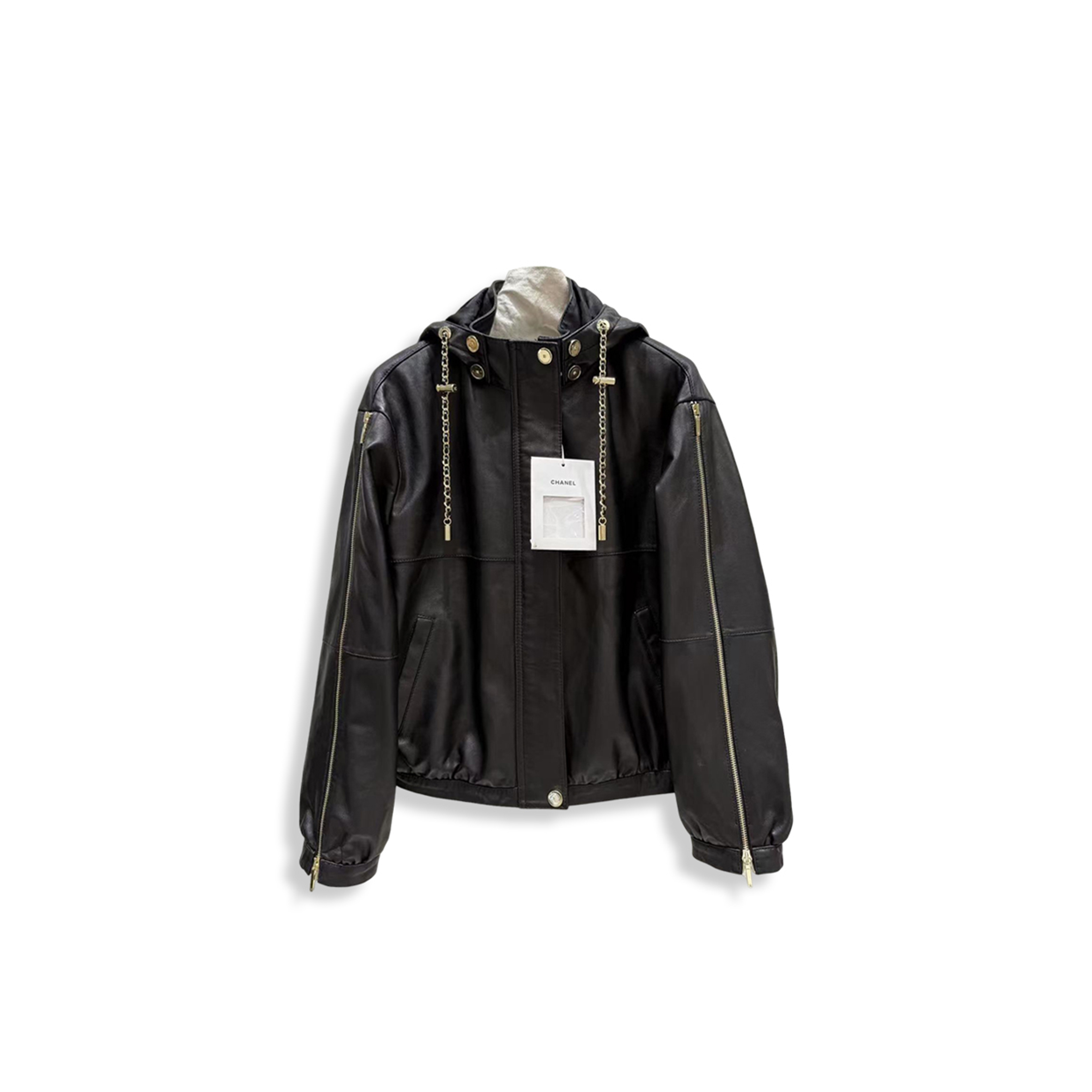CHANEL JACKET IN BLACK LAMBSKIN